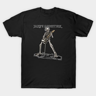 Janes Addiction Fire skull guitar T-Shirt